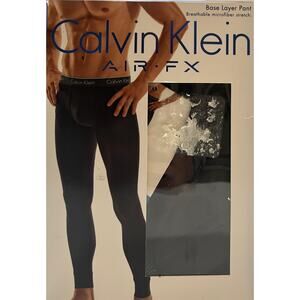 M2-77 CALVIN KLEIN NWT Men's Air Fx Base Layer Pant Black Large